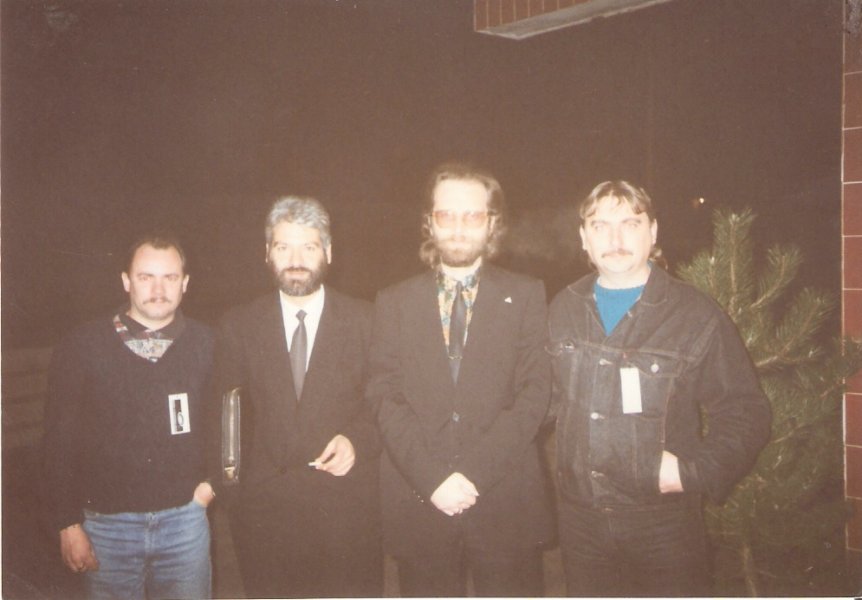 Középeurópai ufó konkresszus - Kassa 1994.XI.25. Szimko Mihály,Kiril Kanev,Broniszlav Repecky és Karosi Gyula